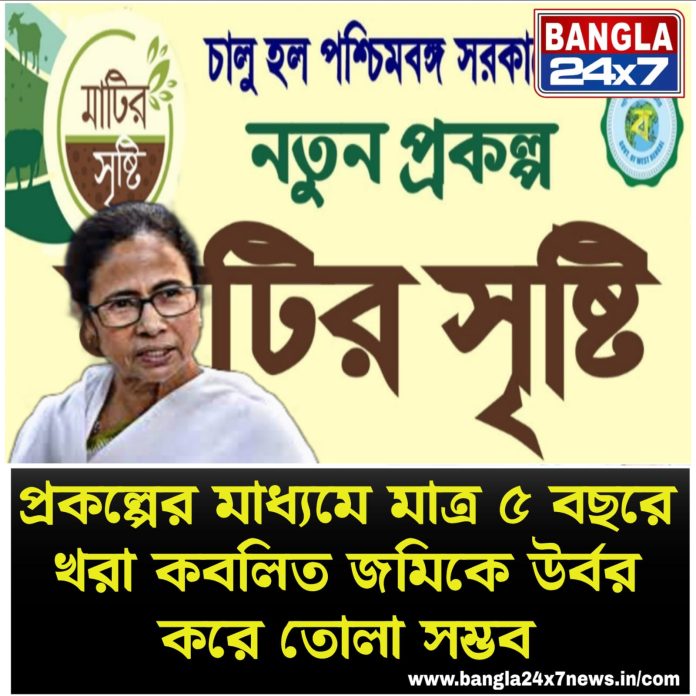 Matir Sristi : প্রকল্পের মাধ্যমে মাত্র ৫ বছরে খরা কবলিত জমিকে উর্বর করে তোলা সম্ভব